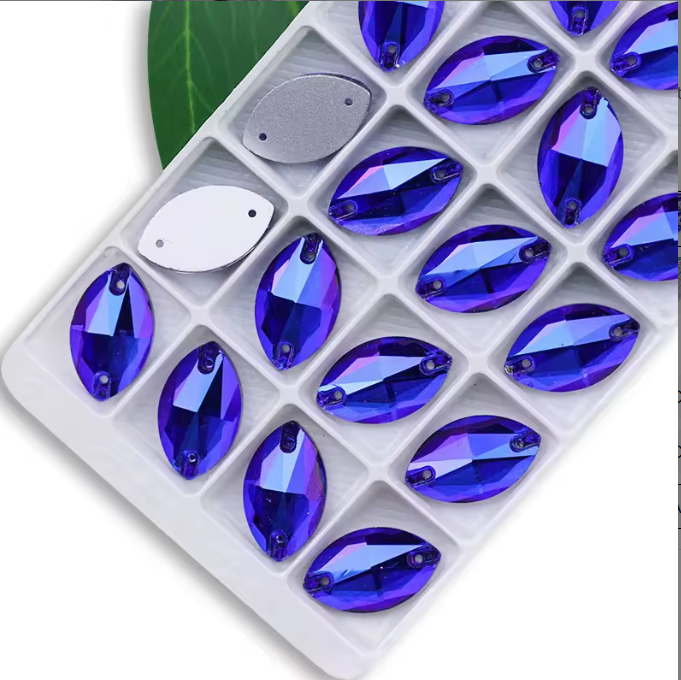 Rhinestone Cabochon AB Finish 22MM