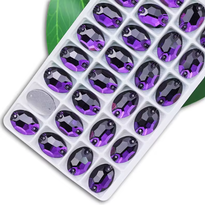 Rhinestone Cabochons AB Finish 24MM