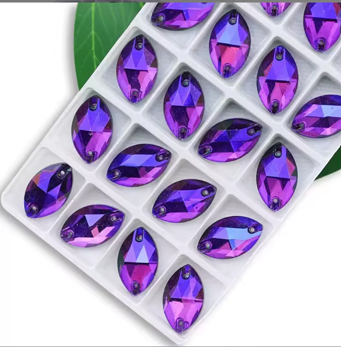 Rhinestone Cabochon AB Finish 22MM
